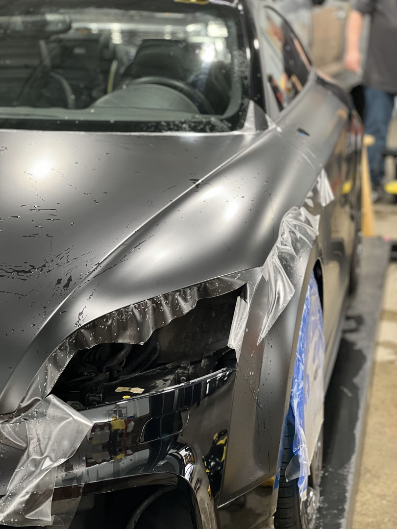 Tesla Model S Paint Protection Film Installation